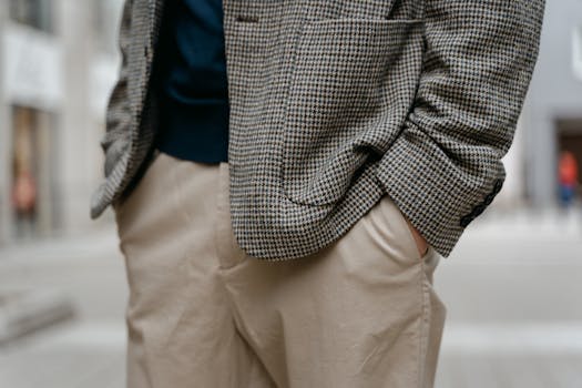 Classic blazer and trousers