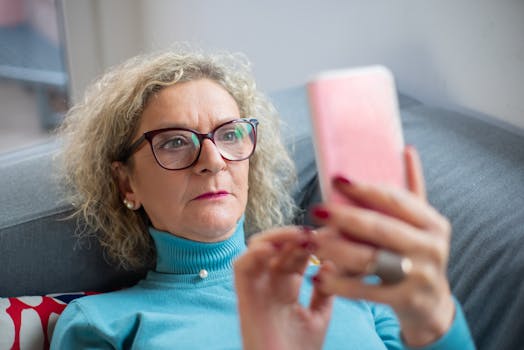 stylish older woman