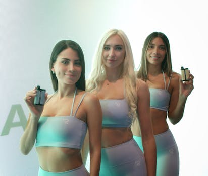 group of women connecting at a wellness event