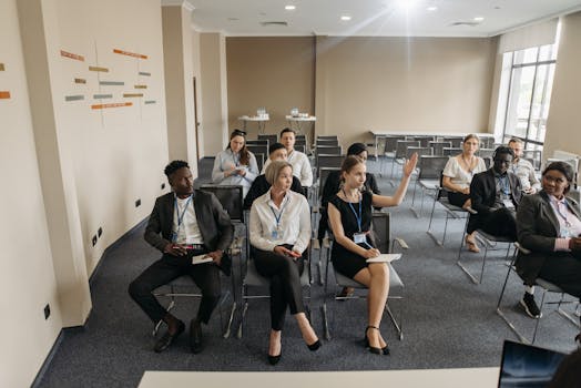 group of women participating in a wellness workshop