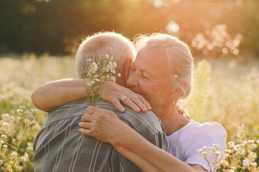 happy women embracing aging