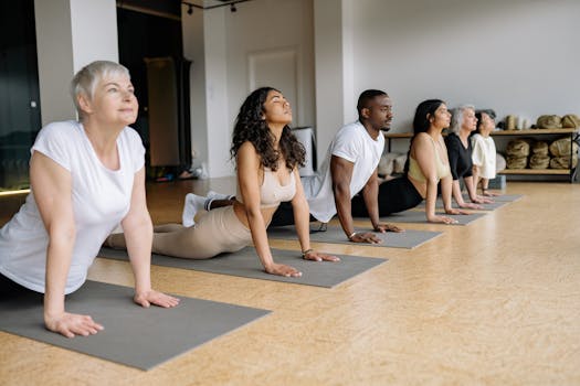 yoga class for seniors