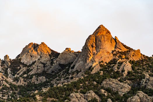 inspiring landscape with sunrise