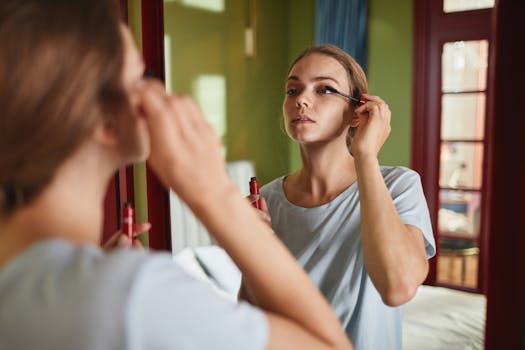 eye makeup application