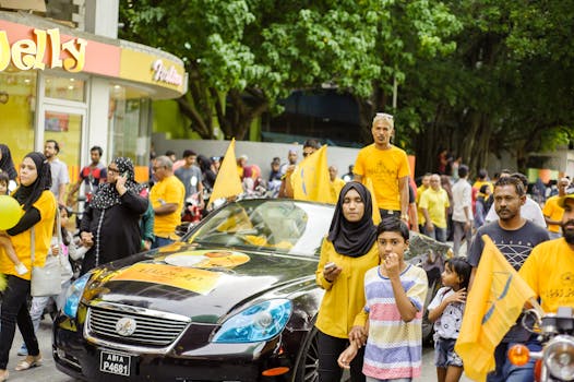 group of women participating in community activities