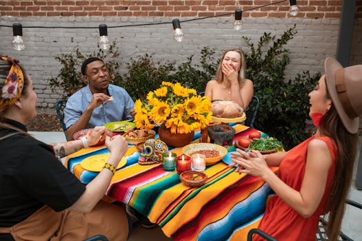 Group of friends sharing a laugh