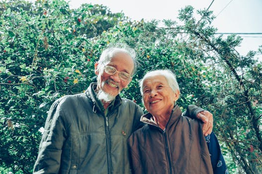 happy older woman engaging in gardening