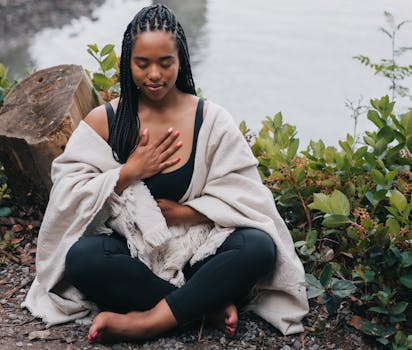 self-care practices like meditation